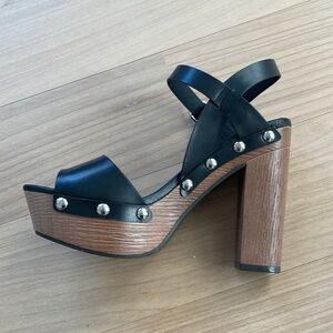 Black Platform sandals